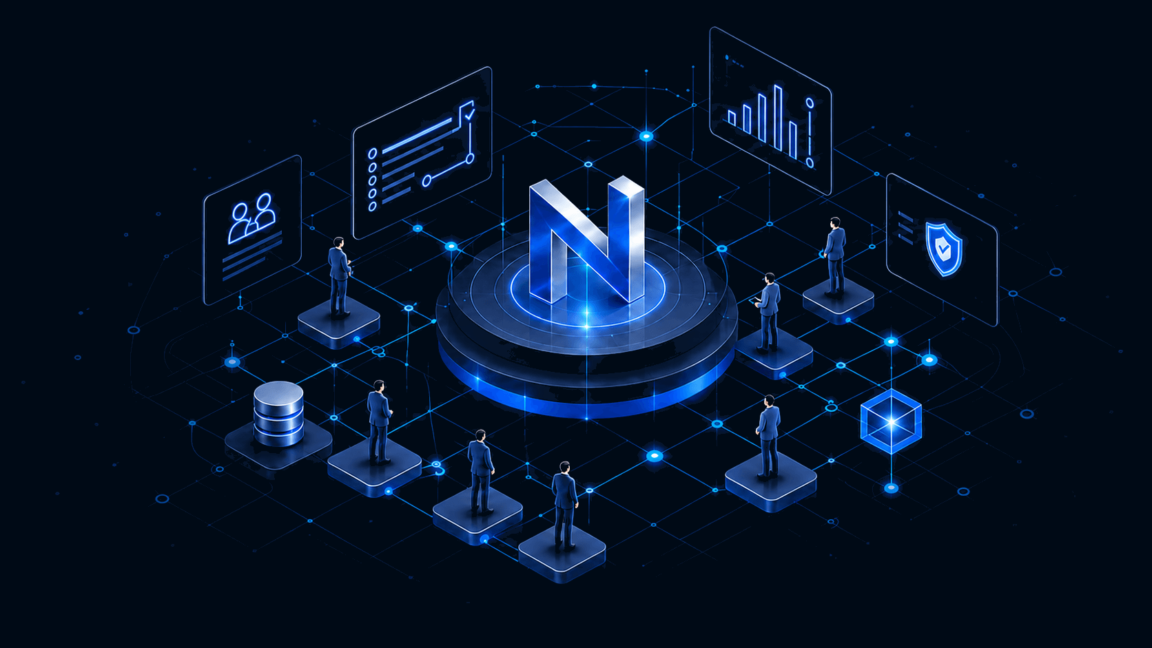 Noemergis teams collaborating around a connected product platform